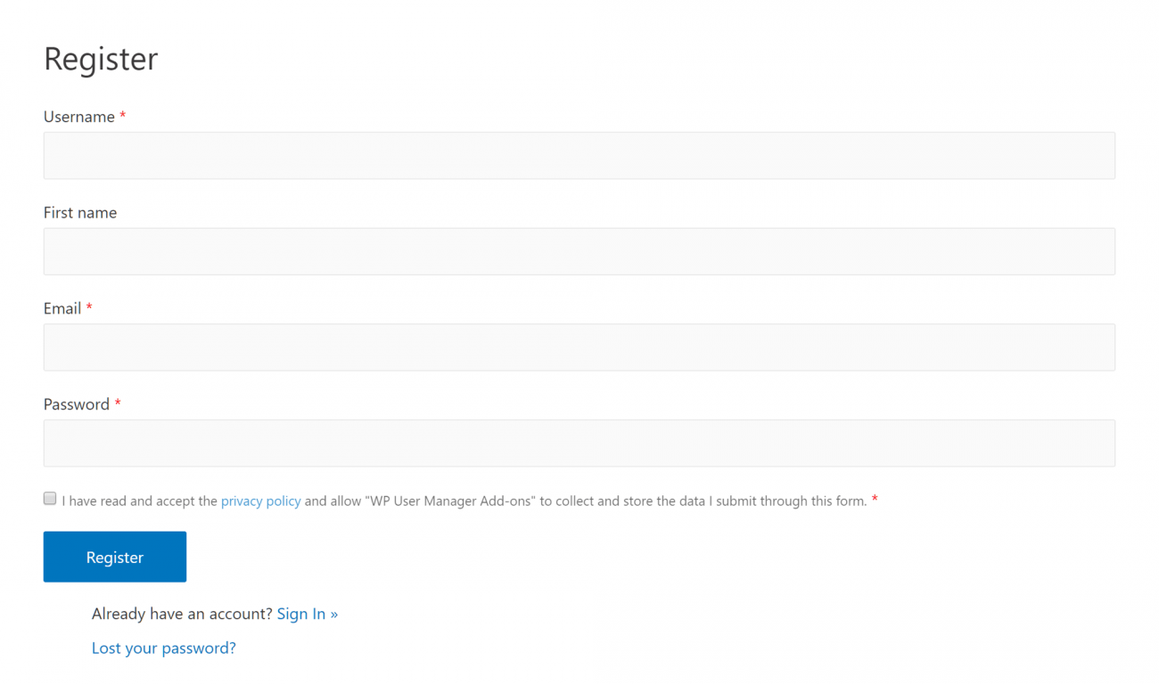 WP User Manager – WordPress User Profile Management and More