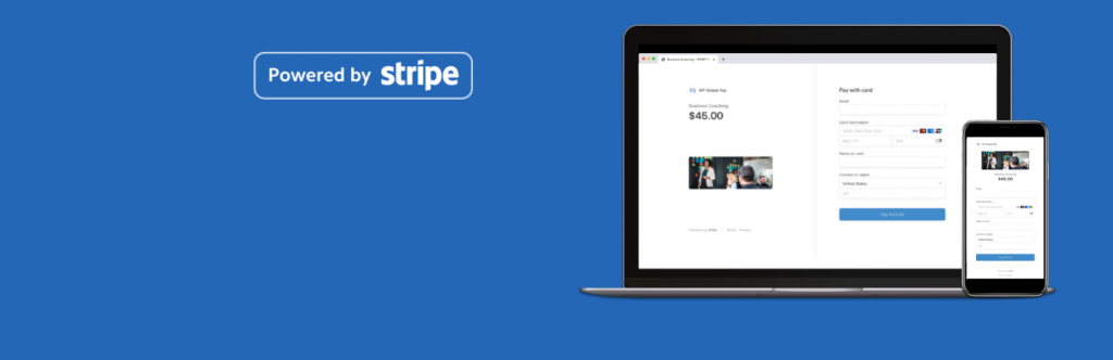 WP Simple Pay banner - Stripe for WordPress